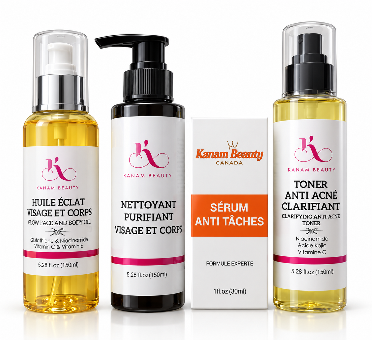 Kit anti taches et éclat visage